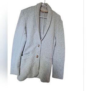 Faherty Pomona Knit Blazer In Cream Size Small EUC